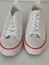 Trainer type white plimsoles size 3 (ladies / girls) New  from Primark