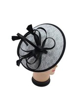 Large Flower Feather Hair Hat