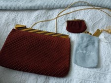 Designer JUDITH LEIBER handbag with matching coin purse + comb and mirror set