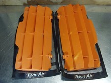 KTM SXF SX EXC EXC-F 125-450  (2007-2015) RADIATOR GUARDS+TWIN AIR MESH COVERS