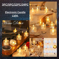 Flameless Candles Battery Operated Tea Lights Fake Candle Lamp