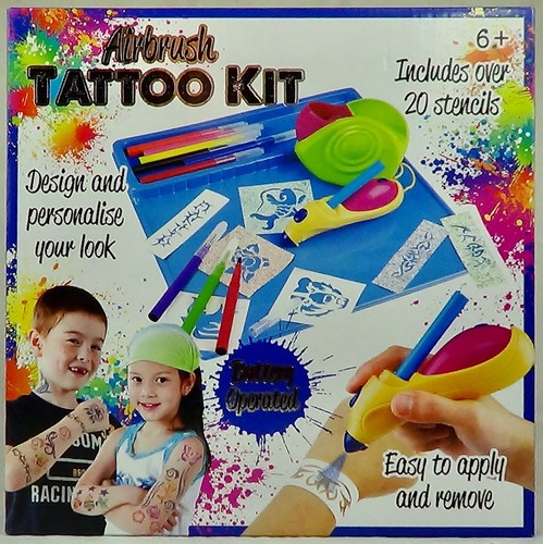 Airbrush tattoo kit - airbrush,