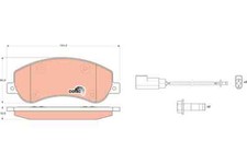 New Brake Pad Set, disc brake
