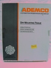 NOS Pack Of Vintage Ademco Photography Dry Mounting Tissue Sheets