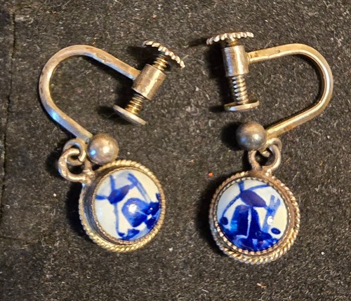 Vintage blue white - vintage,