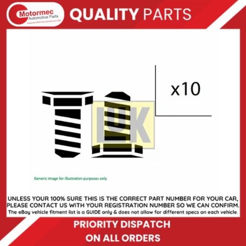 Luk flywheel screw set - flywheel,