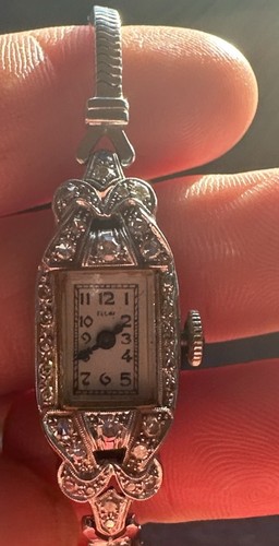 Antique 14k solid gold watch - 14k,