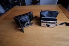 Rex Folding Film Camera Vintage & Kodak Instamatic 104 Vintage camera with case