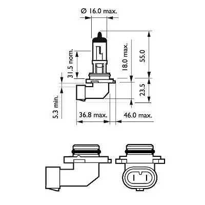 Light bulb hb4 9006xvpb1 - bulb,