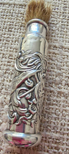 Solid silver brush art - solid, brush,