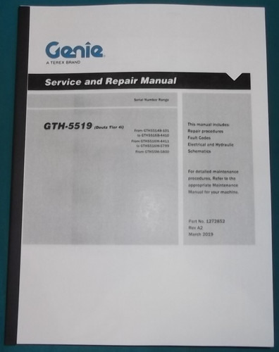 Genie gth 5519 telehandler - genie,