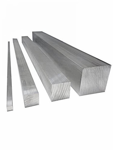 Aluminium square bar up - square,