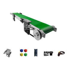 Intelligent Infrared Sensor Electric Conveyor Belt Conveyor System w/ Controller