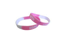 2x Breast Cancer "HOPE FAITH