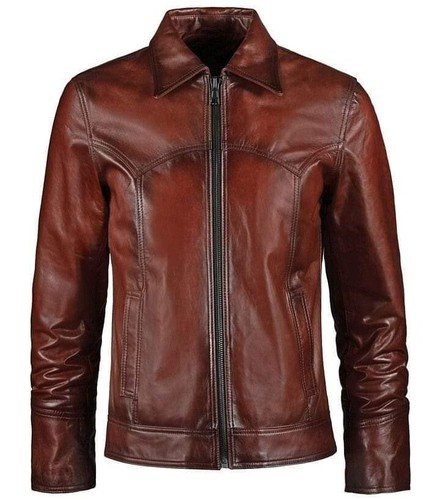 Mens brown color waxed sheep - waxed,