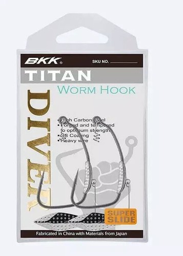 Bkk titan diver worm hook - worm,
