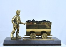 Coal Miner Figurine with