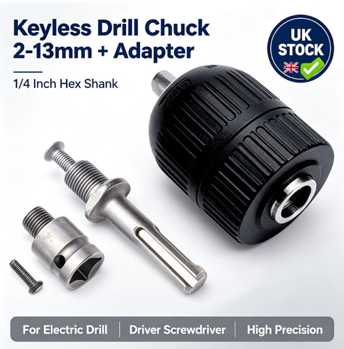 13mm keyless drill chuck 4 - keyless,