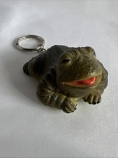 BUDWEISER FROG KEYRING WITH SOUND - EARLY 1990’s New In Packaging