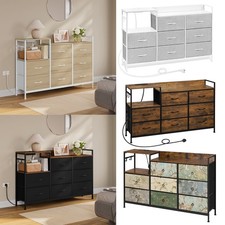 8 Fabric Chest Of Drawers Bedroom Living Room Furniture Spacious Modern Design