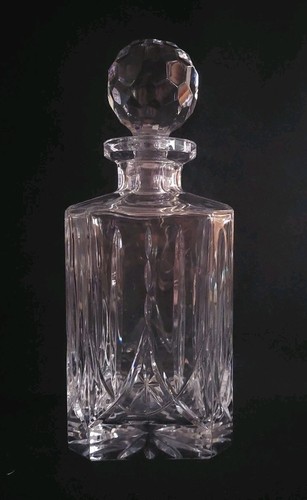 Vintage crystal decanter - vintage,