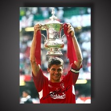 Hand Signed Steven Gerrard