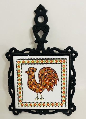 Vintage 1970s cast - cast, trivet