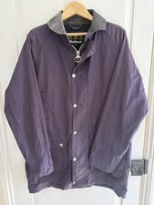 Navy Barbour Beaufort Waxed