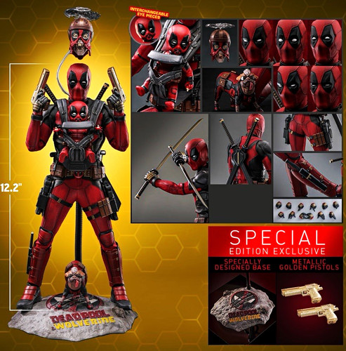 Deadpool wolverine hot toys - &,