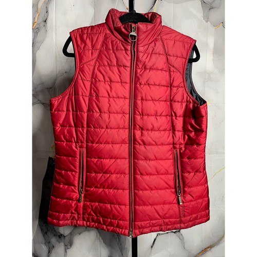 Barbour red quilted puffer - barbour,