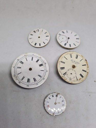 Five antique gents movements - five,