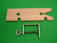 Fret saw table with clamp