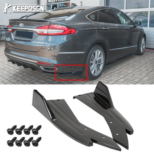 Gloss rear bumper - rear, diffuser