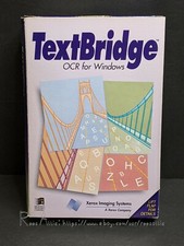 TextBridge 2.0 OCR Software Evaluation Copy Xerox Imaging 1993: IBM ~Windows 3.1