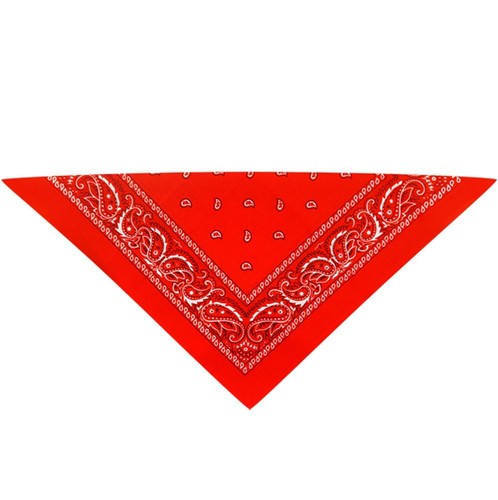 Red cowboy neck tie - red,