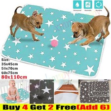Washable Large Pet Pee Pads Mats Puppy Training Pad Toilet Wee Cat/Dog Supplies.