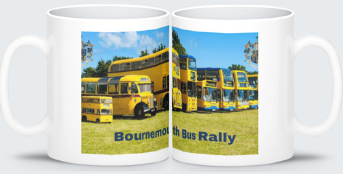 Bournemouth bus rally mug - bus,