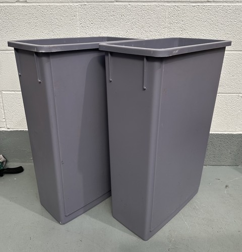 Grey 87l slim jim plastic - grey,