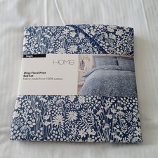 New Blue Floral Print Ditsy