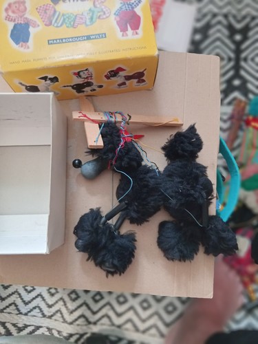 Pelham puppet black - puppet, poodle