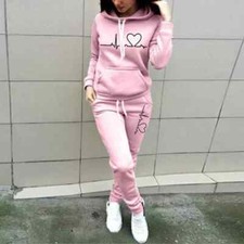 Womens Fleece Tracksuit Set