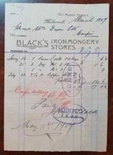 1907 Black's Ironmongery