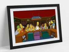 SIMPSONS THE LAST SUPPER -ART
