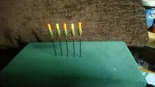 5 hand made pole floats 
