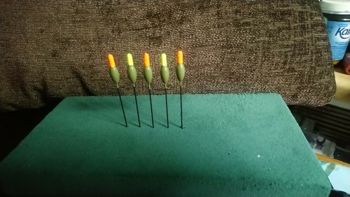 Hand made pole floats - 5,
