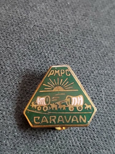 Vintage pmpc caravan - caravan, enamel