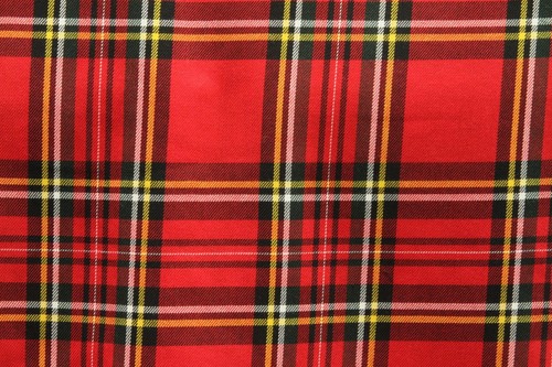 Viscose tartan fabric premium - tartan,