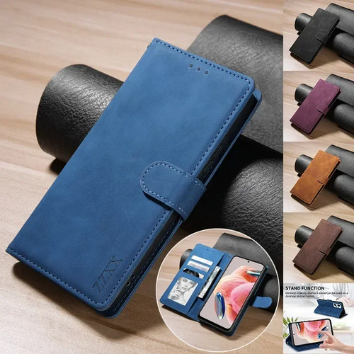 Leather flip wallet case - flip,
