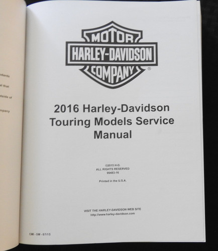 2016 harley davidson touring - 2016,