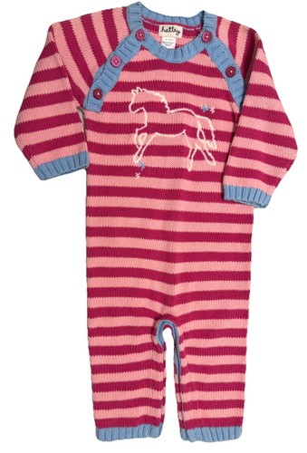 Hatley baby knit romper 12m - knit,